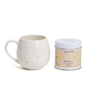 Coffret thé blanc bio et mug