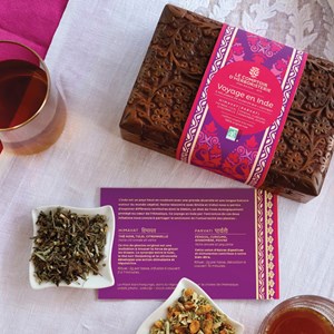 Coffret infusions bio 2 recettes traditionnelles indiennes