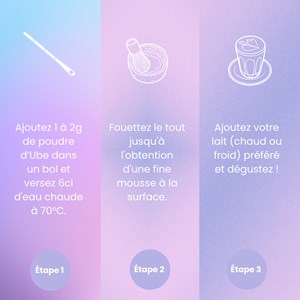 Poudre d'UBE naturelle Concentration Digestion Énergie