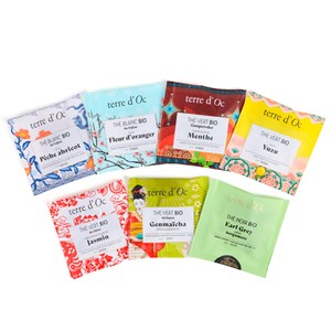 Coffret 42 infusettes Ma sélection thés de l'hospitalité bio terre d'Oc
