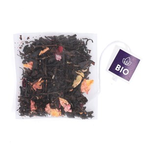 Thé noir bio Rêve Persan pistache grenade 10 sachets terre d'Oc