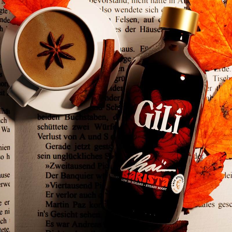 Boisson Chai barista bio mélange d’épices 500 ml Gili (Gili) - Image 2