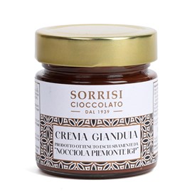 Crème gianduia italienne aux noisettes du Piémont 220g Sorrisi Cioccolato