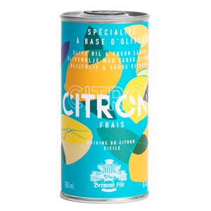 Huile d'olive extra vierge au citron Maison Brémond produite en Provence 250 ml