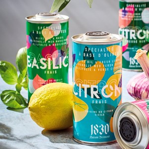 Huile d'olive extra vierge au citron Maison Brémond produite en Provence 250 ml