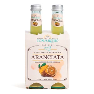 Pack 4 limonades Aranciatas siciliennes à l'orange de Sicile produites en Italie