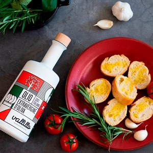 Huile d'olive extra vierge Italienne des Pouilles Vallilllo 500ml
