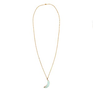 Sautoir Lune en Amazonite