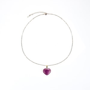Collier Coeur d'Améthyste