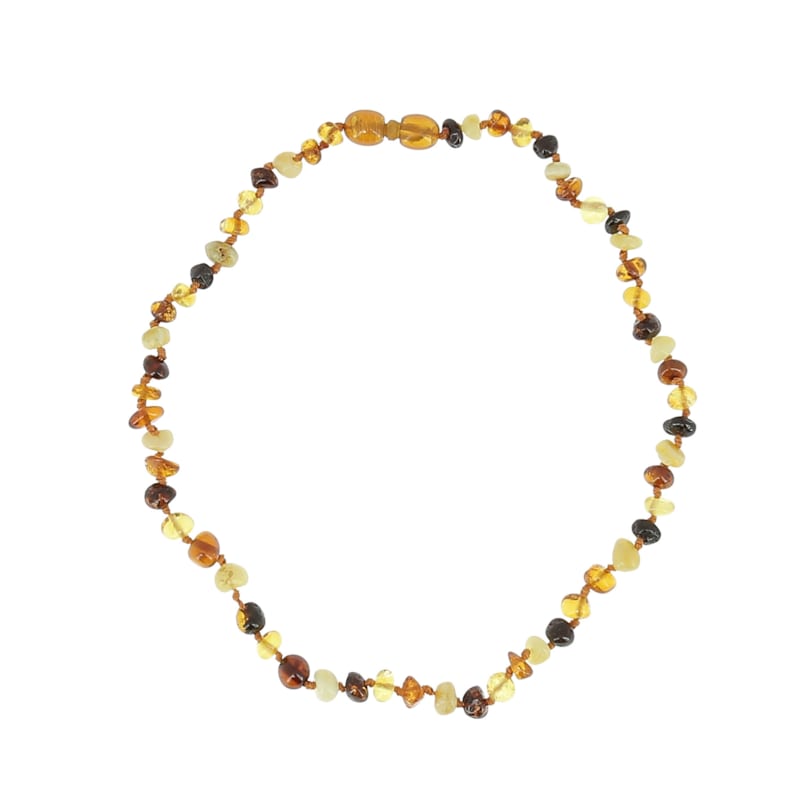 Collier Long Vintage En Résine Ambre Facetté – Style Sautoir – Sans Marque – État Correct Vintage