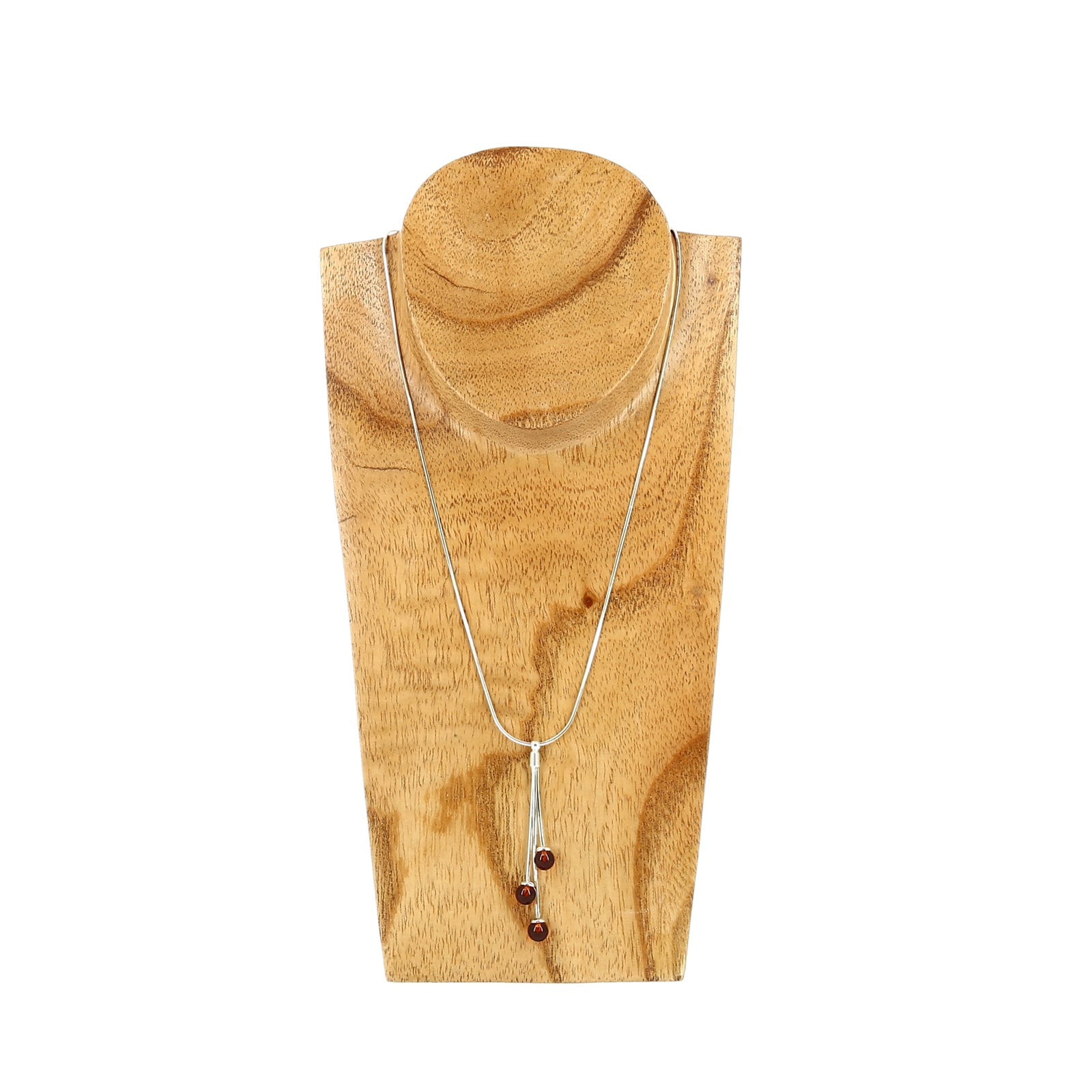 Collier 3 Perles D Ambre Nature Decouvertes