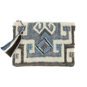 Pochette Kilim brodée
