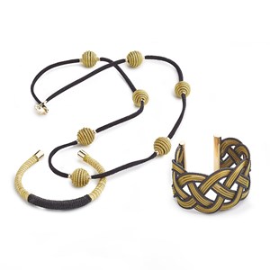Bracelet Livia or végétal