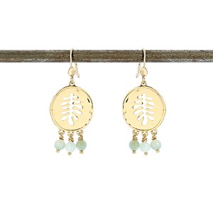 Boucles d'oreilles Fougère