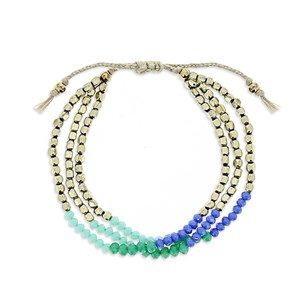 Bracelet gamma bleu