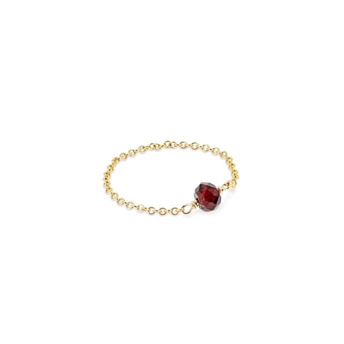 Bracelet En Grenat Véritable Et Perle D'eau Douce - Plaqué Or Jaune - Neuf Avec étiquettes