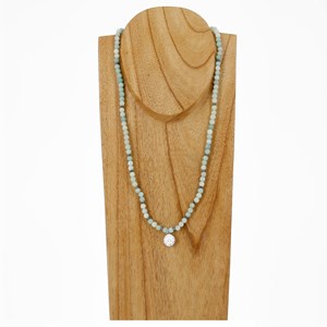 Collier en perles de quartz