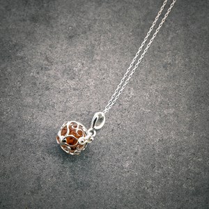 Collier Pierre des anges ambre