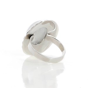 Bague en argent et pierre de Lune 54