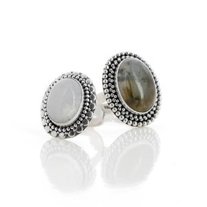 Bague en argent et labradorite Milena 54