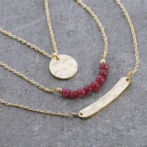 Collier 3 rangs Margaux