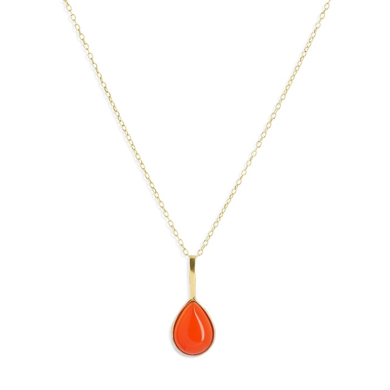Nature & Découvertes - Collier Juillet Cornaline