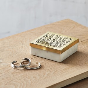 Boîte à bijoux marbre