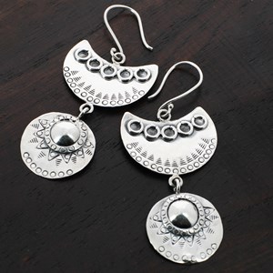 Boucles d'oreilles Univers