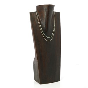 Collier perles de verre