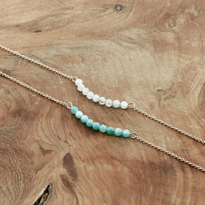 Bracelet Océan aigue-marine claire
