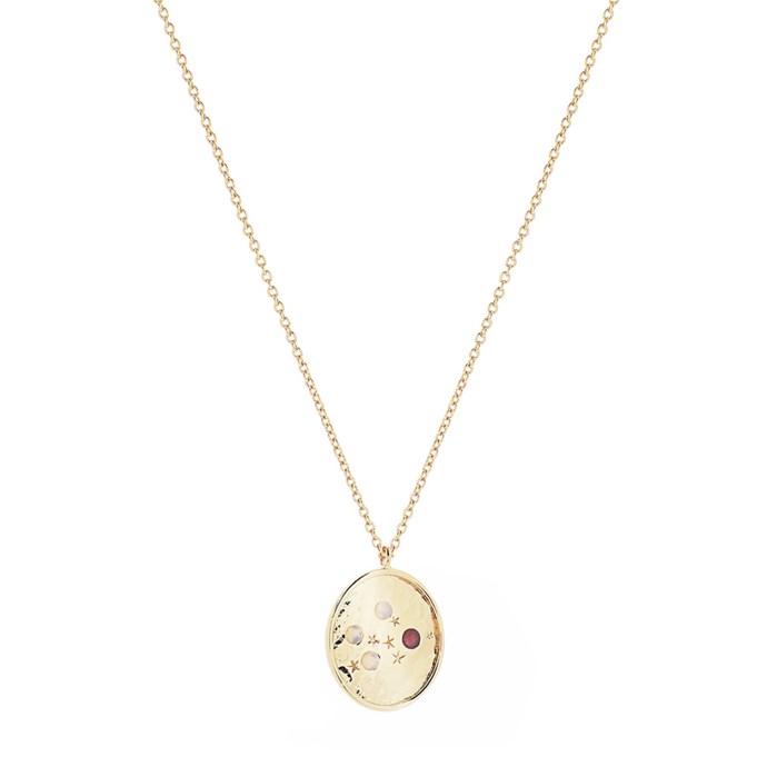 Médaille constellation signe Astrologique du zodiaque Verseau Argent