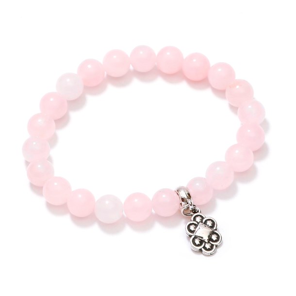 Nature & Découvertes - Bracelet perles de quartz rose