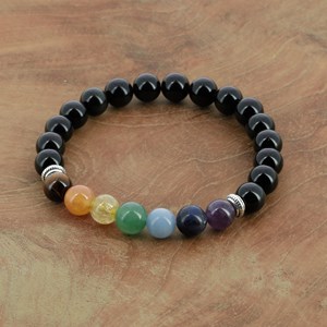 Bracelet Obsidienne 7 chakras
