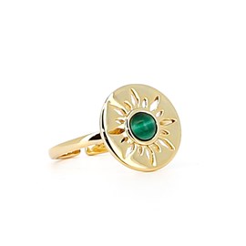 Bague Sundala en malachite