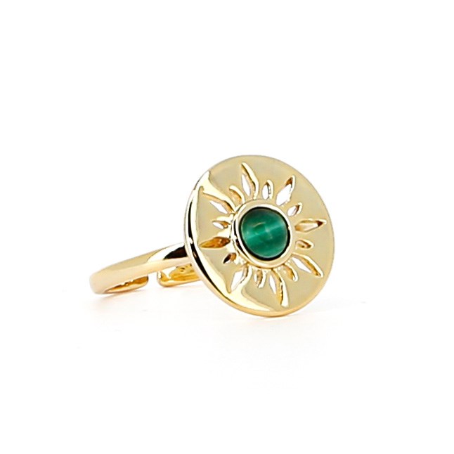 Nature & Découvertes - Bague Sundala en malachite