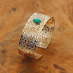 Manchette Sundala en malachite