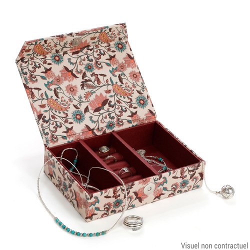 Boîte à bijoux papier de coton recyclé