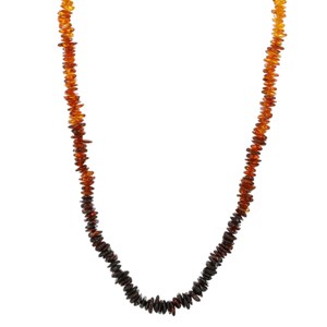 Collier en ambre dégradé de couleurs