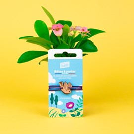 Bracelet engagé en bois hirondelle