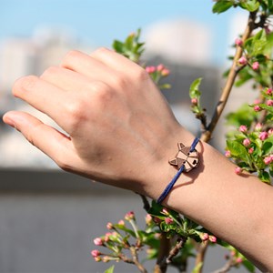 Bracelet engagé en bois loup