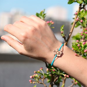 Bracelet engagé en bois tortue