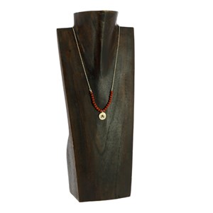 Collier mala lotus en jaspe