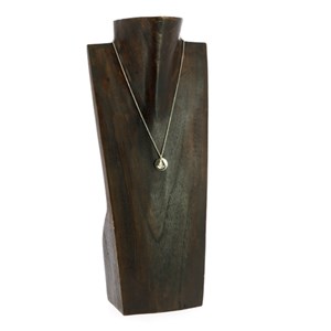 Collier médaille dorée yoga