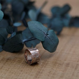Bague pour femmes cuivre argenté