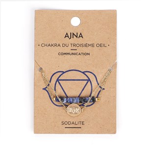 Bracelet chakra ajna sodalite