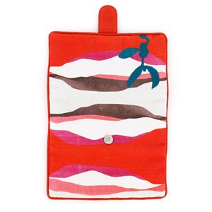 Pochette pour bijoux à rouler en coton