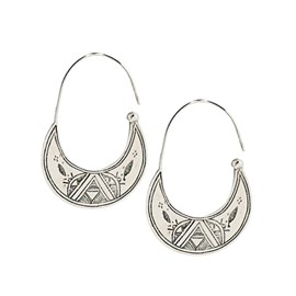 Boucles d'oreilles créoles argent 925