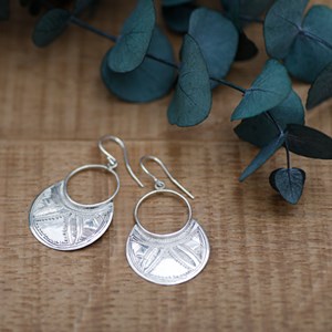 Boucles d'oreilles créoles touareg