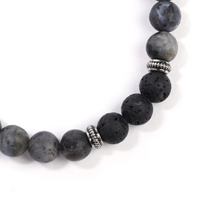 Bracelet pour homme labradorite Grand modèle