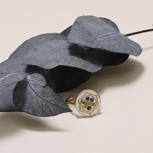 Bague 7 chakras ajustable